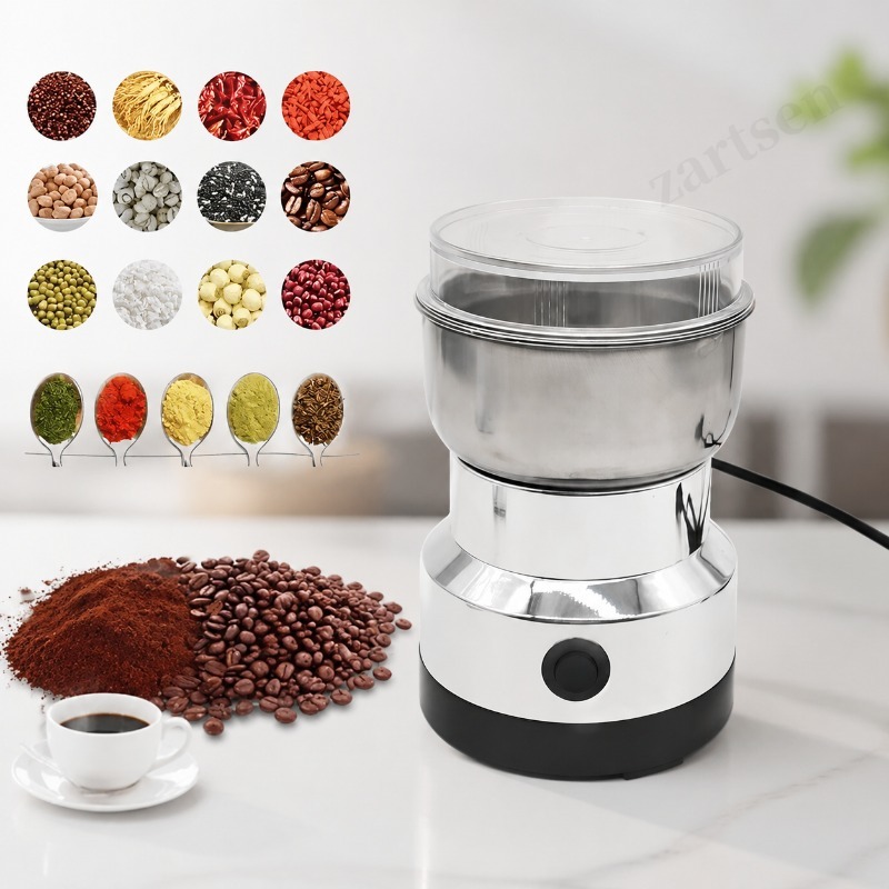 Coffee Equipment Grinder - Kitchen Multifunctional 4 Blade Grain Grinder