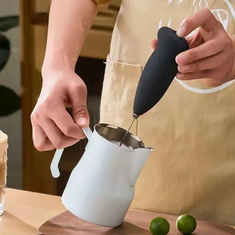 Milk Steaming Pitcher - MINI Milk Frother USB Rechargeable 3