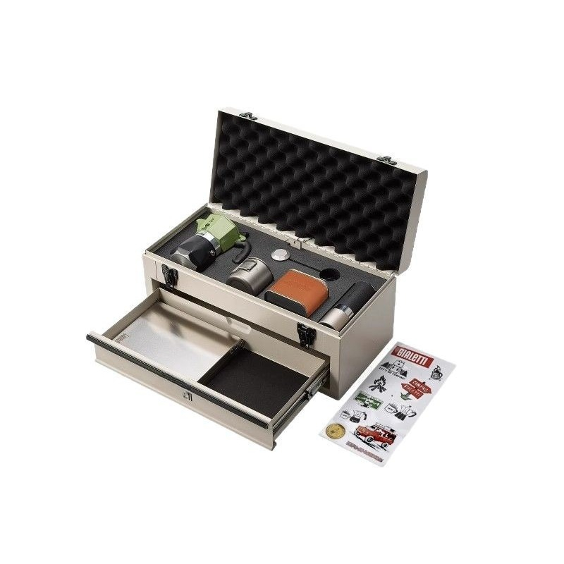 Camping coffee box, mocha pot, - Coffee Equipment Gift Set 评论和价格