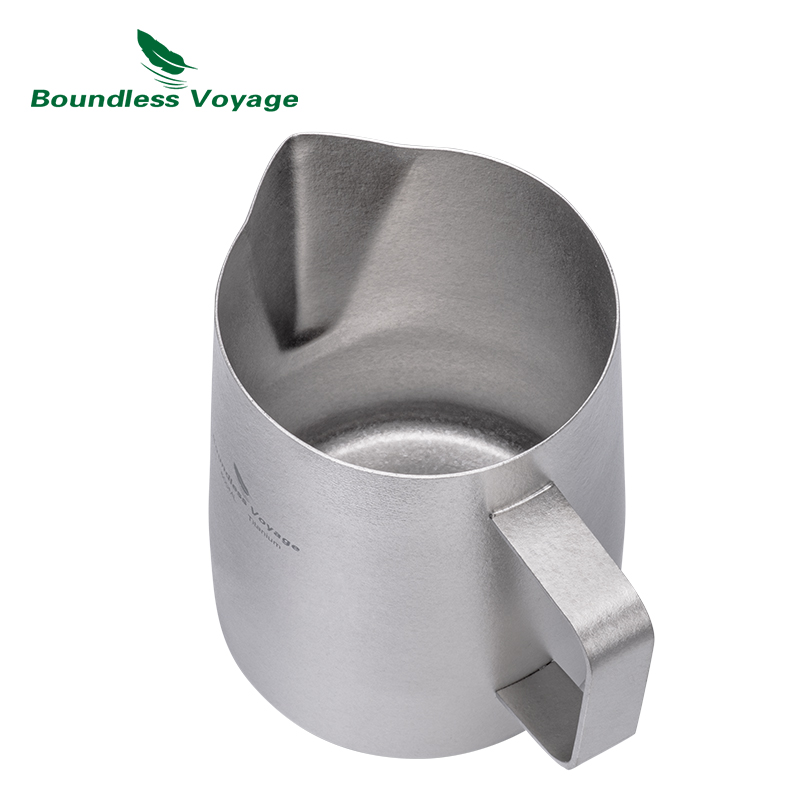 Boundless Voyage Titanium Milk - Milk Steaming Pitcher 评论和价格