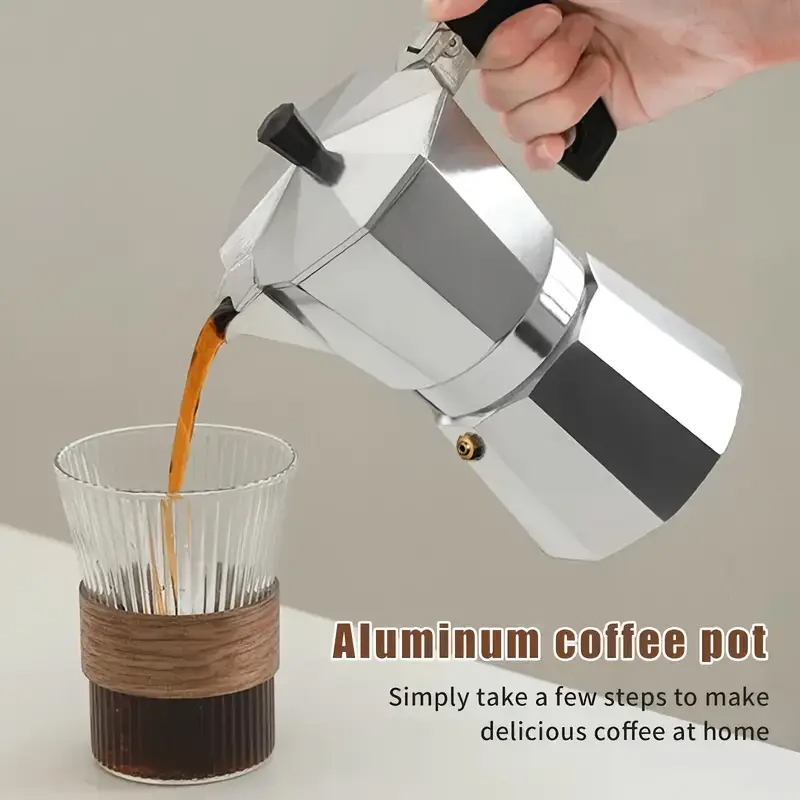 Classic Aluminum Moka Pot 50-3 - Coffee Equipment Tools 评论和价格