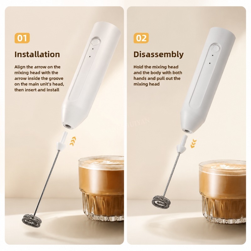 MINI Milk Frother USB Recharge - Milk Steaming Pitcher 评论和价格