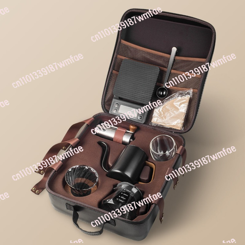 Hand brewed coffee set, outdoo - Coffee Equipment Gift Set 评论和价格