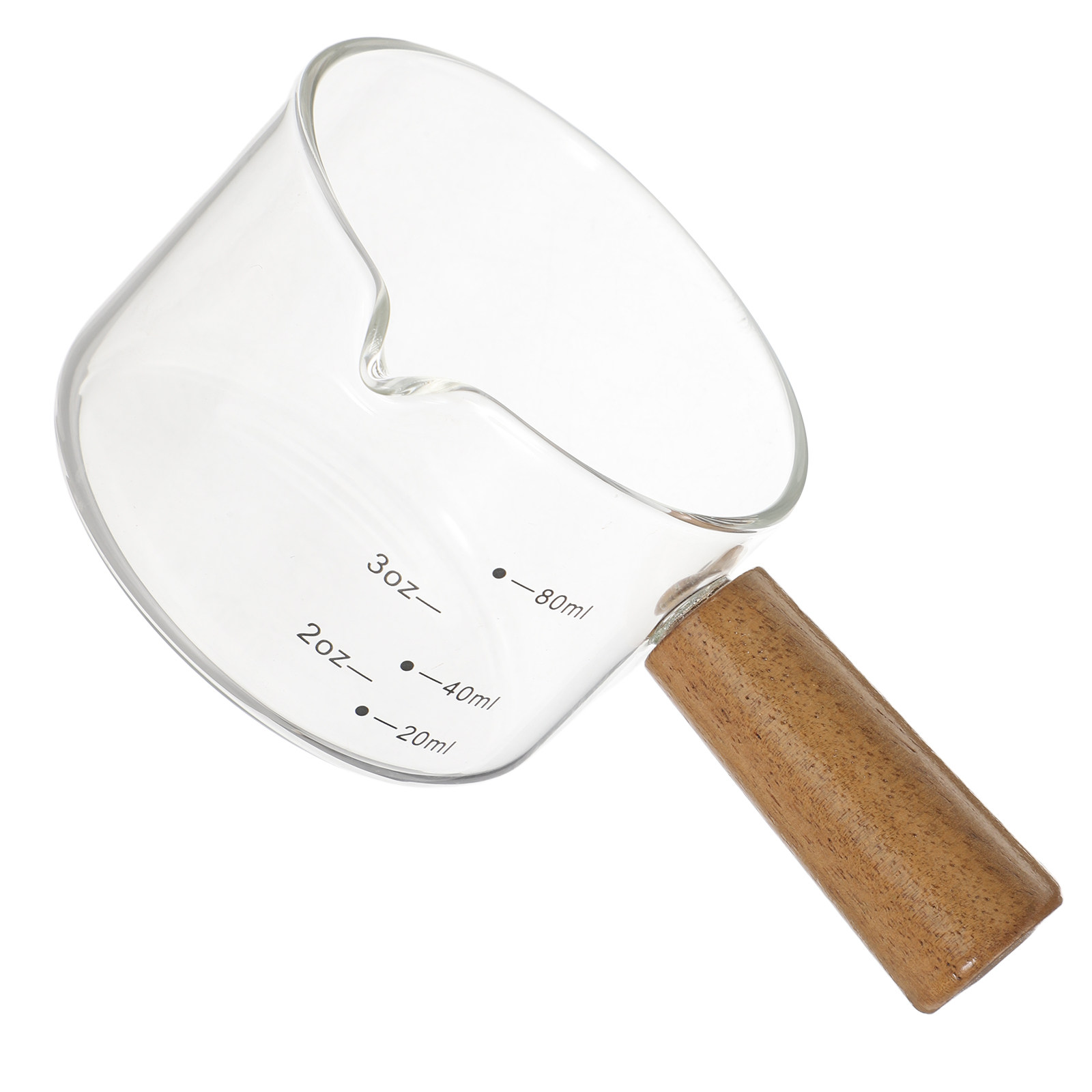 Glass Milk Pitcher Wooden Hand - Milk Steaming Pitcher 评论和价格